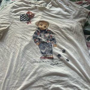 White Ralph Lauren tee